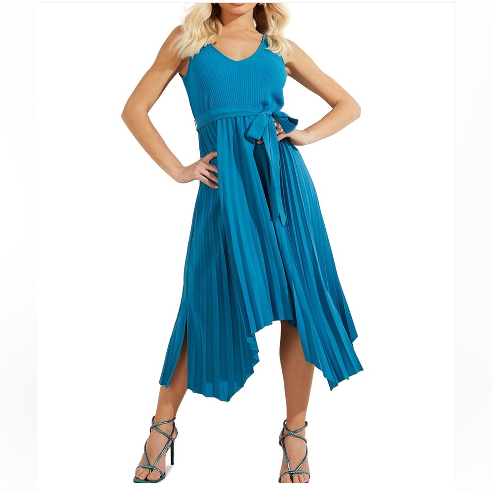 Guess Erynn Pleated Dress NWT